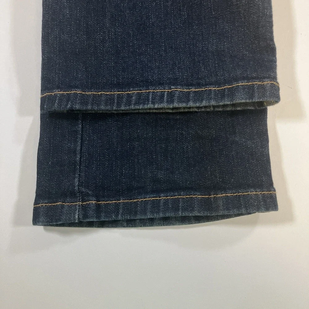Levi's 514 Jeans Mens 32x30 Dark Wash Blue Straight Fit Stretch Denim